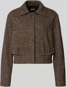 Boss Slim fit bomberjack van katoenmix model 'Jocalenal'
