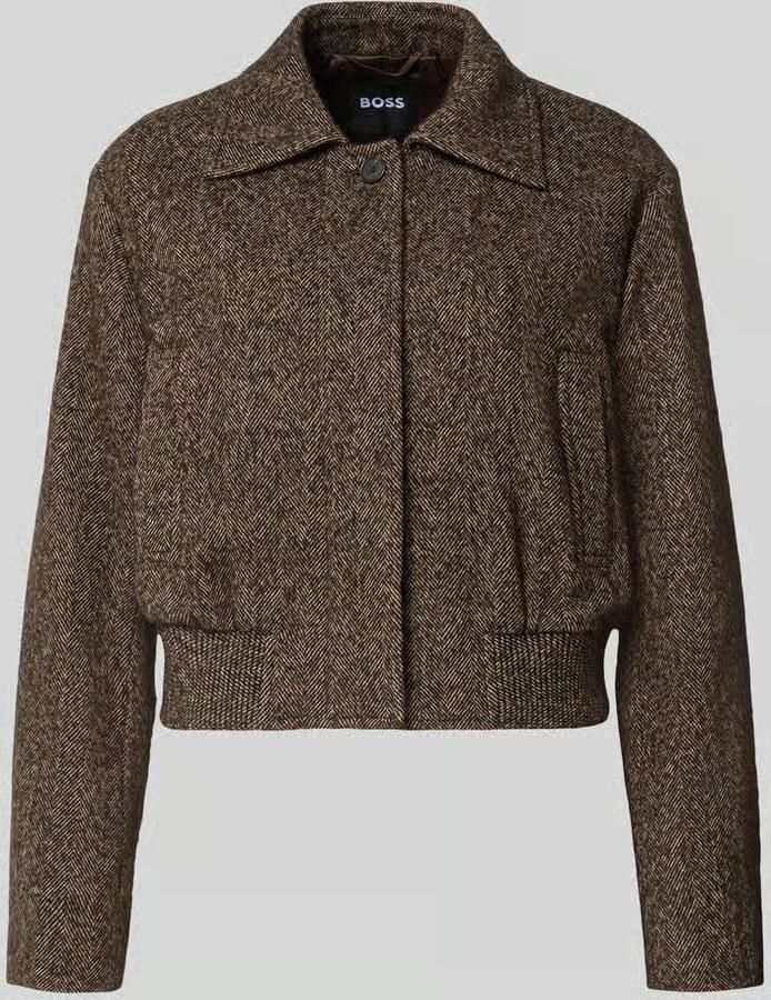 Boss Slim fit bomberjack van katoenmix model 'Jocalenal' - Foto 2