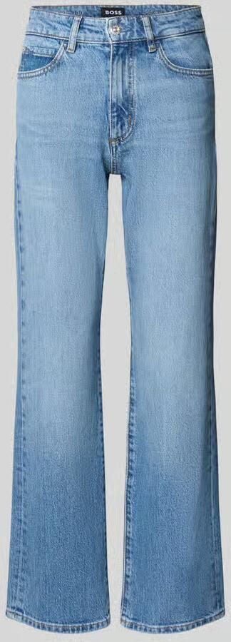 Boss slim fit bootcut-jeans van katoenmix model 'PARKWAY-STR' - Foto 2