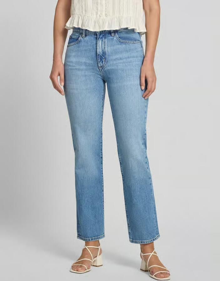Boss slim fit bootcut-jeans van katoenmix model 'PARKWAY-STR' - Foto 3