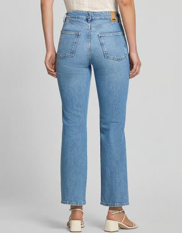 Boss slim fit bootcut-jeans van katoenmix model 'PARKWAY-STR' - Foto 2