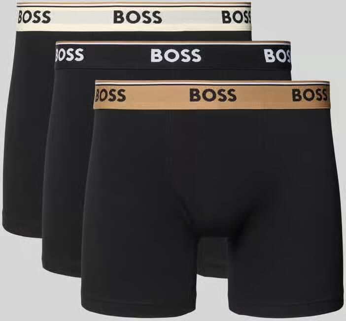 Boss slim fit boxershorts van katoenmix in set van 3 model 'POWER' - Foto 2