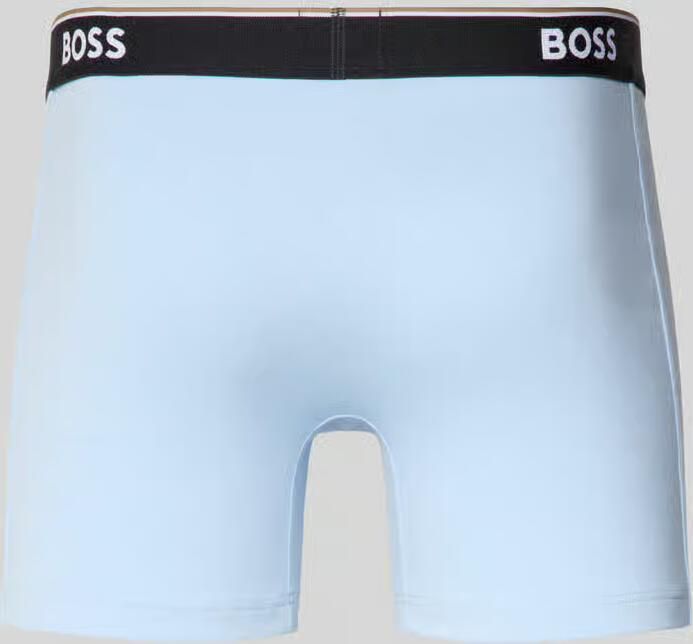 Boss Slim fit boxershorts van katoenmix in set van 3 model 'POWER' - Foto 2