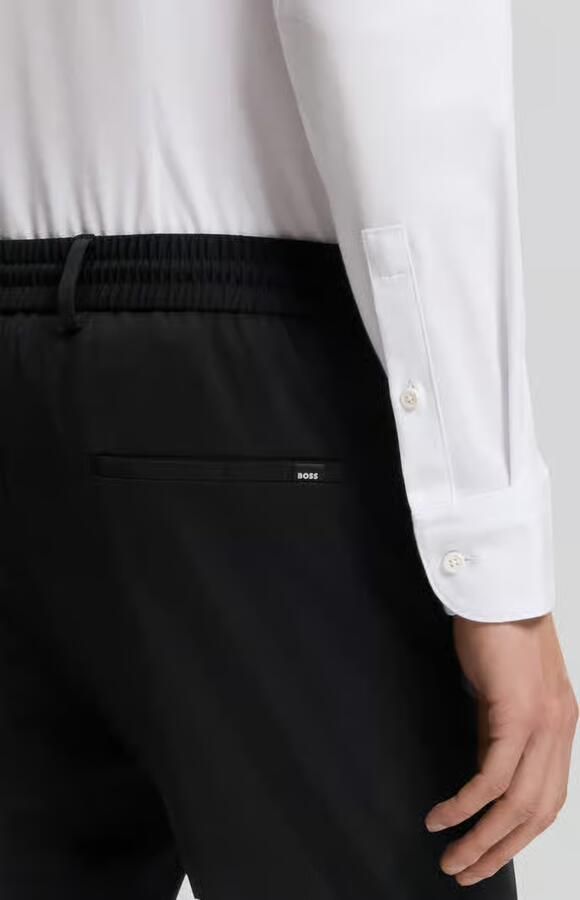 Boss Slim fit broek met stretch model 'GENIUS' - Foto 2