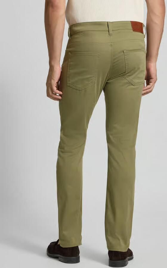 Boss Slim fit broek van katoenmix model 'DELAWARE'