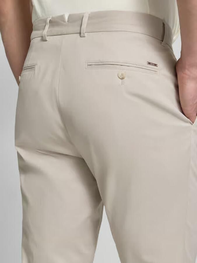 Boss slim fit broek van katoenmix model 'H-GENIUS'