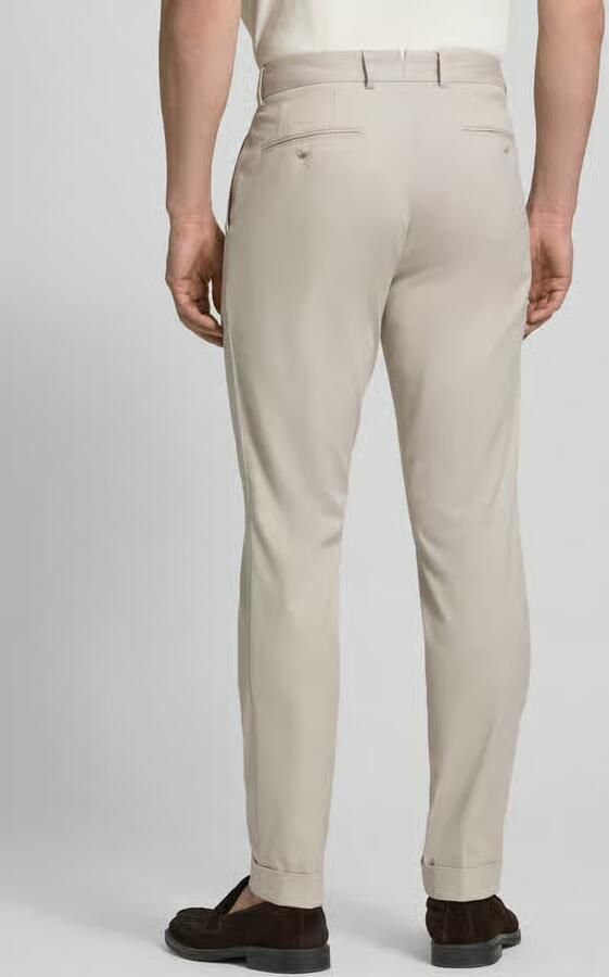 Boss slim fit broek van katoenmix model 'H-GENIUS' - Foto 2
