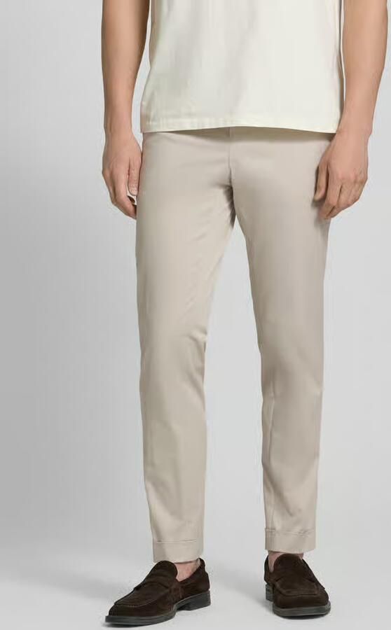 Boss slim fit broek van katoenmix model 'H-GENIUS' - Foto 3