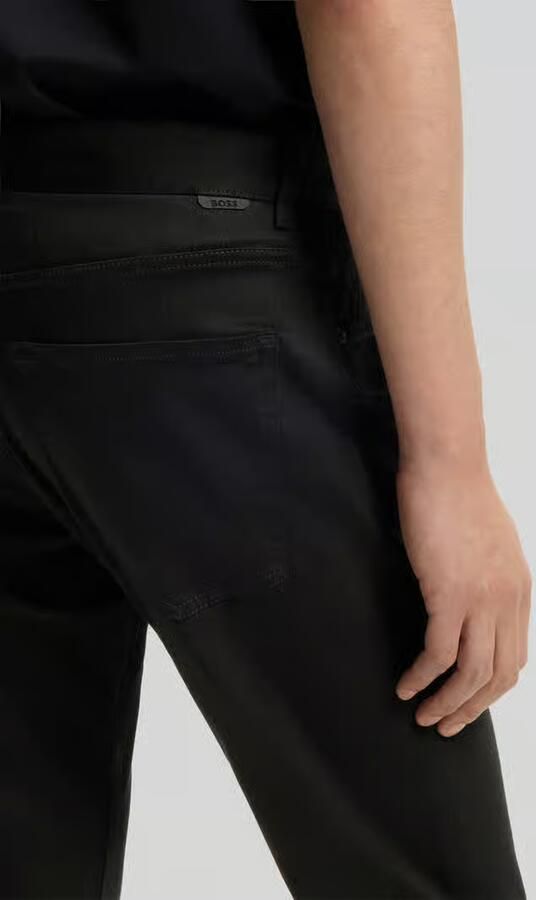 Boss slim fit broek van viscosemix in 5-pocketmodel model 'P-DELAWARE5'