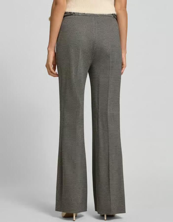 Boss Slim fit broek van viscosemix model 'TALIA_LONG1'