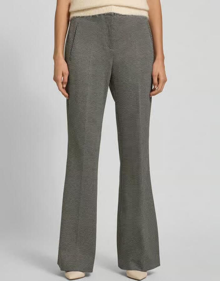 Boss Slim fit broek van viscosemix model 'TALIA_LONG1' - Foto 2