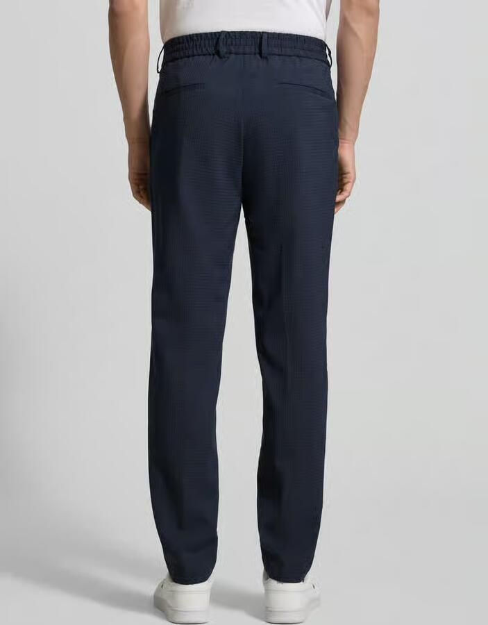 Boss Slim fit broek van wolmix model 'P-GENIUS'