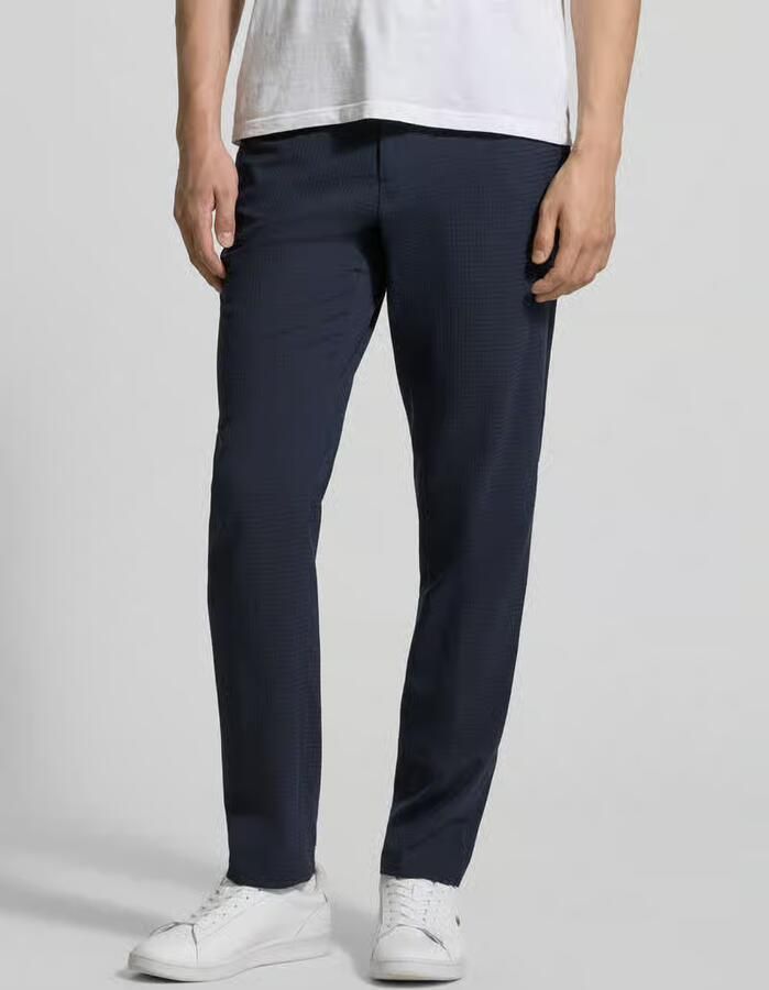 Boss Slim fit broek van wolmix model 'P-GENIUS' - Foto 3