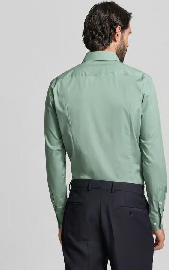 Boss Slim fit zakelijk overhemd van katoenmix model 'H-HANK-KENT' - Foto 3