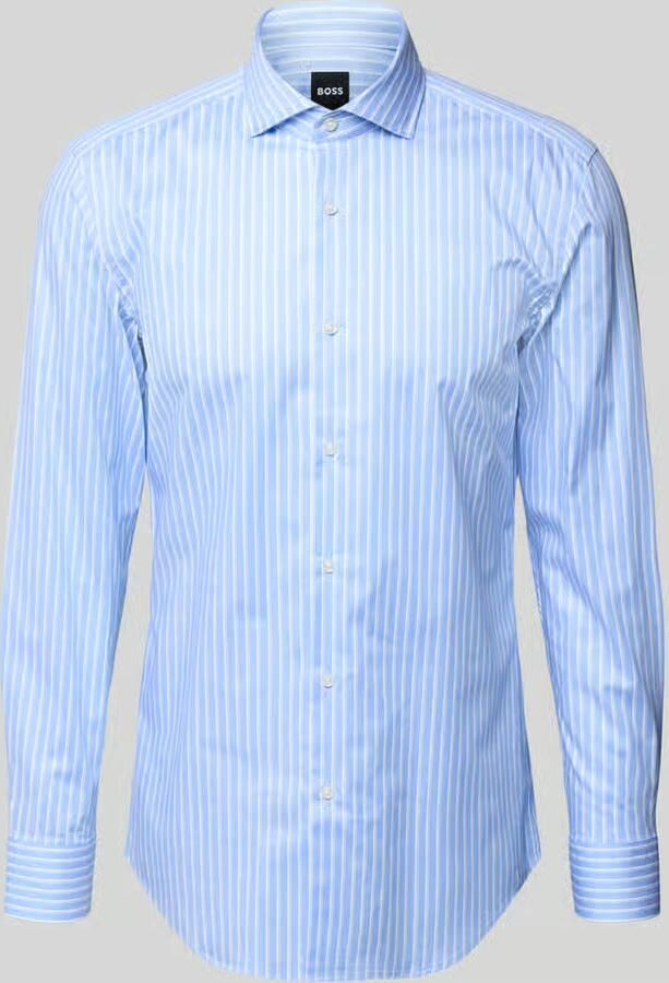 Boss Slim fit businesshemd van katoenmix model 'HANK-SP-C1' - Foto 2