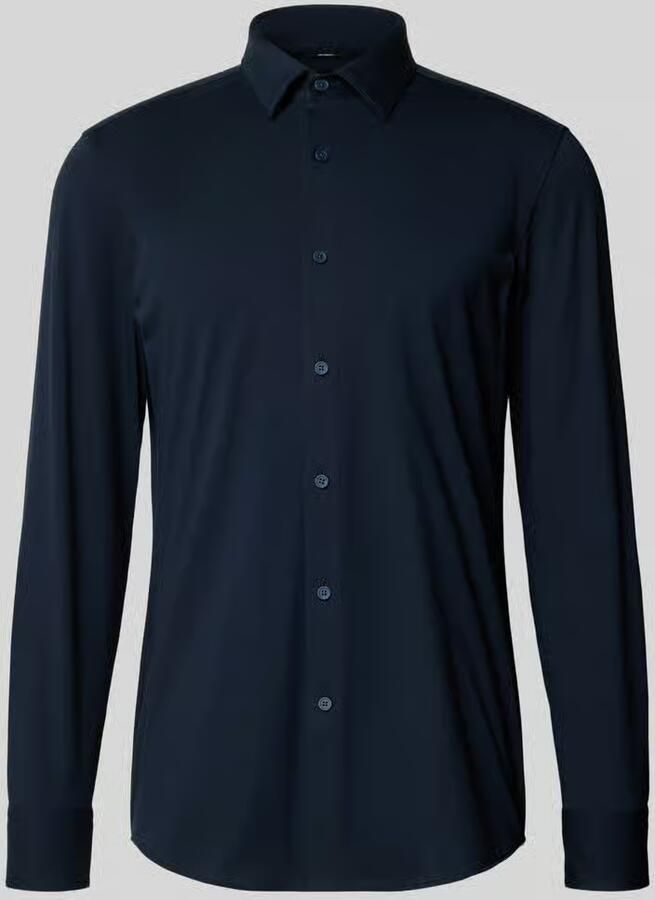 BOSS BLACK Heren Overhemden P-hank-s-kent-c1-222 Donkerblauw - Foto 6