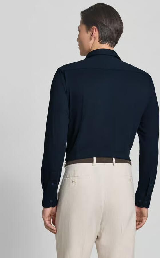 BOSS BLACK Heren Overhemden P-hank-s-kent-c1-222 Donkerblauw - Foto 7