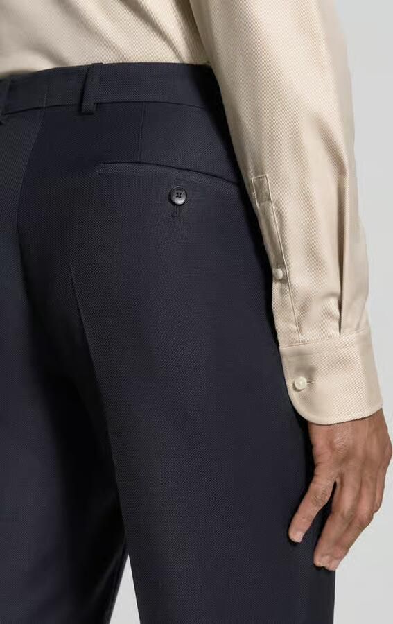 Boss Slim fit businessoverhemd met extra lange mouw model 'HANK'