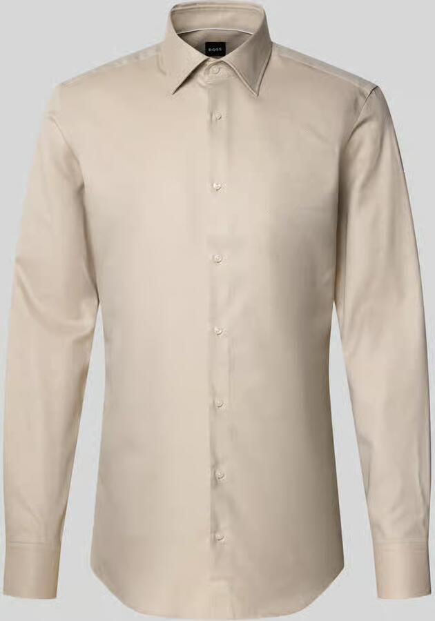 Boss Slim fit businessoverhemd met extra lange mouw model 'HANK' - Foto 2