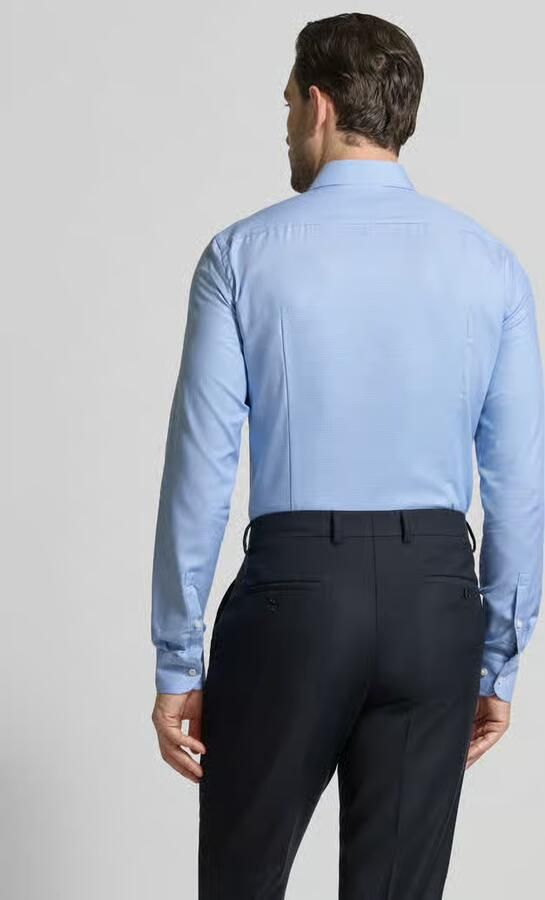 Boss Slim fit businessoverhemd met extra lange mouw model 'HANK' - Foto 3
