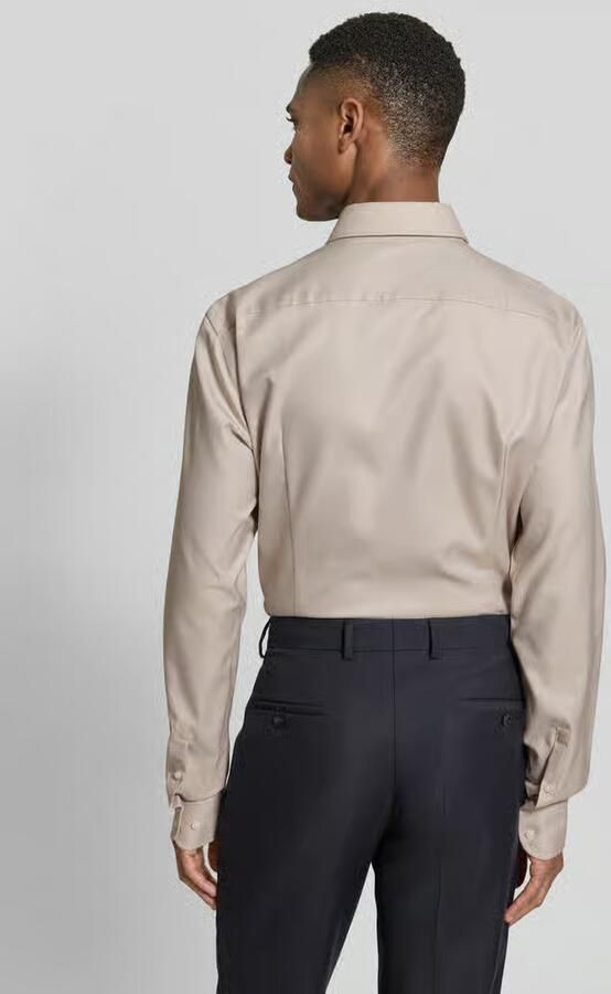 Boss Slim fit businessoverhemd met extra lange mouw model 'HANK'