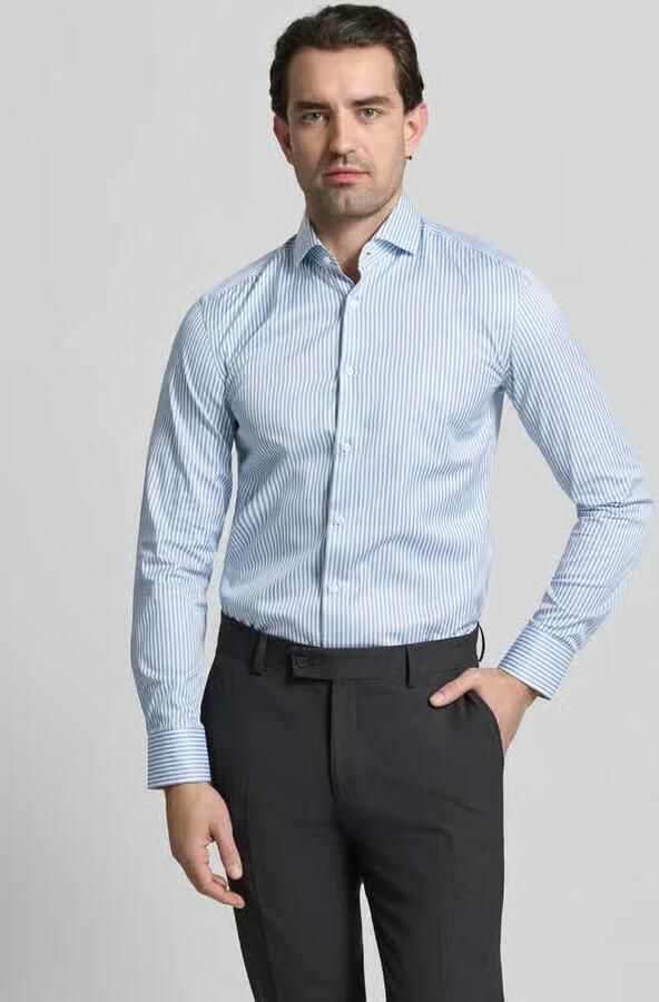 Boss Slim fit vrijetijds overhemd van 100% katoen model 'HANK' - Foto 5