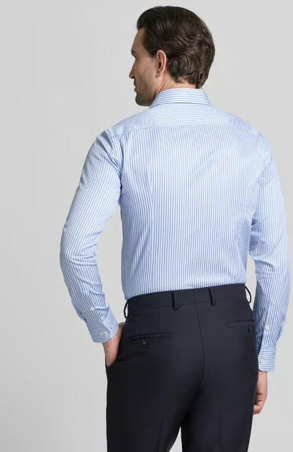 Boss Slim fit zakelijk overhemd van puur katoen model 'HANK' - Foto 3