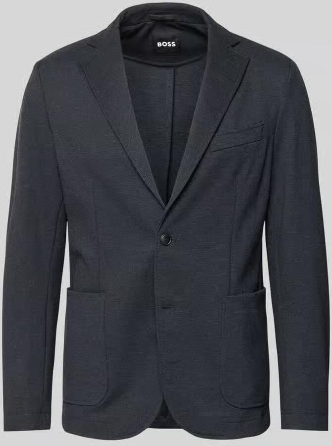 Boss Slim fit colbert met viscose model 'P-HANRY-J-WG-PK-261F'