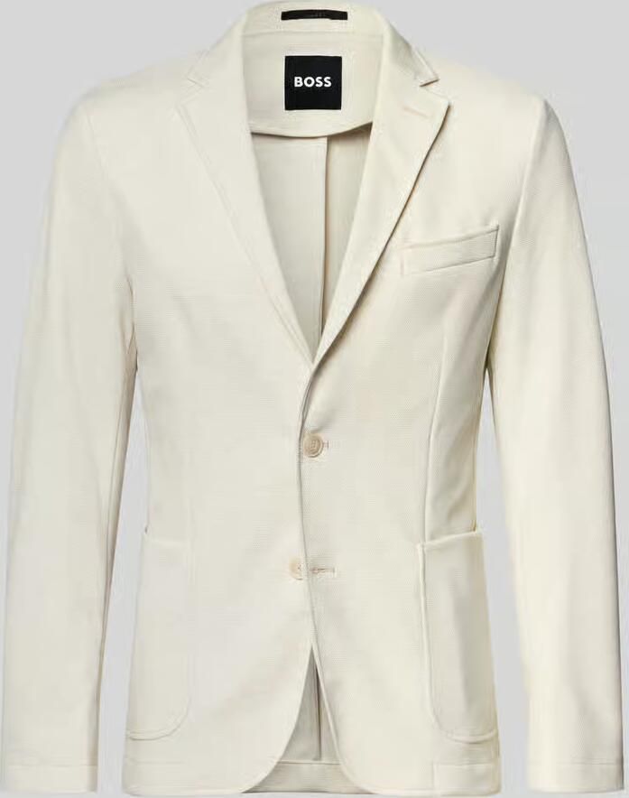 Boss Slim fit colbert met viscose model 'P-HANRY-J-WG-PK-261F'