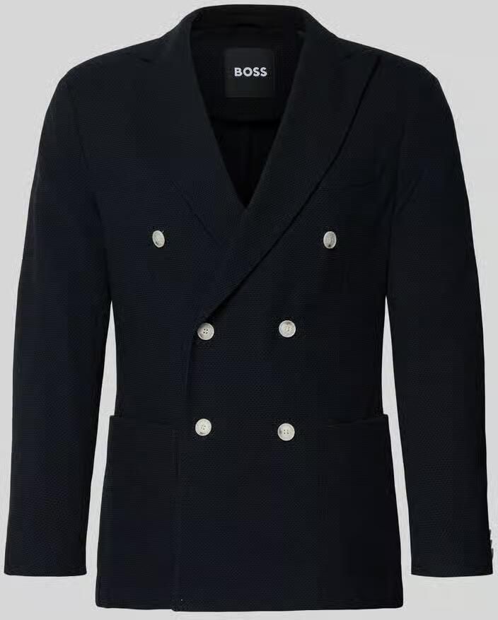 Boss slim fit colbert van katoenmix model 'C-Hanry-J-DB' - Foto 2