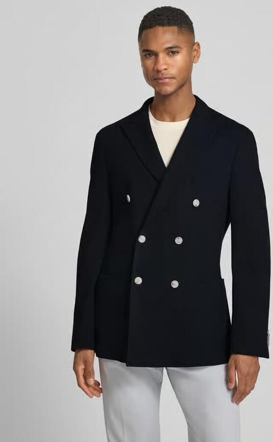 Boss slim fit colbert van katoenmix model 'C-Hanry-J-DB' - Foto 3