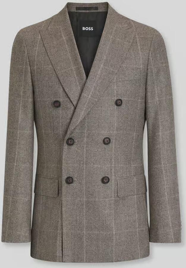 Boss Slim fit colbert van pure scheerwol model 'C-Huge-DB-264'
