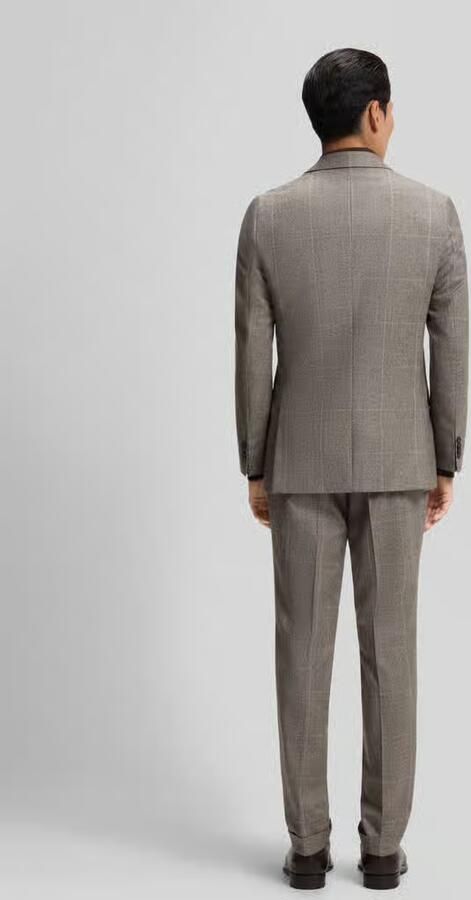 Boss Slim fit colbert van pure scheerwol model 'C-Huge-DB-264' - Foto 2