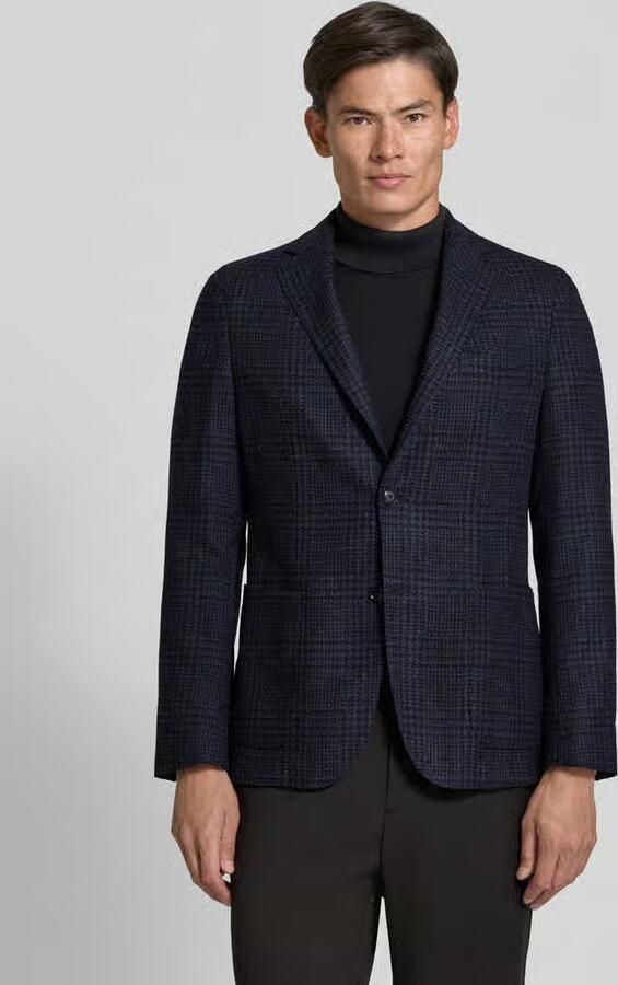 Boss Slim fit colbert van scheerwolmix model 'C-Hanry-263' - Foto 3