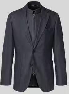 Boss slim fit colbert van wolmix met kasjmiergehalte model 'H-Hutson'