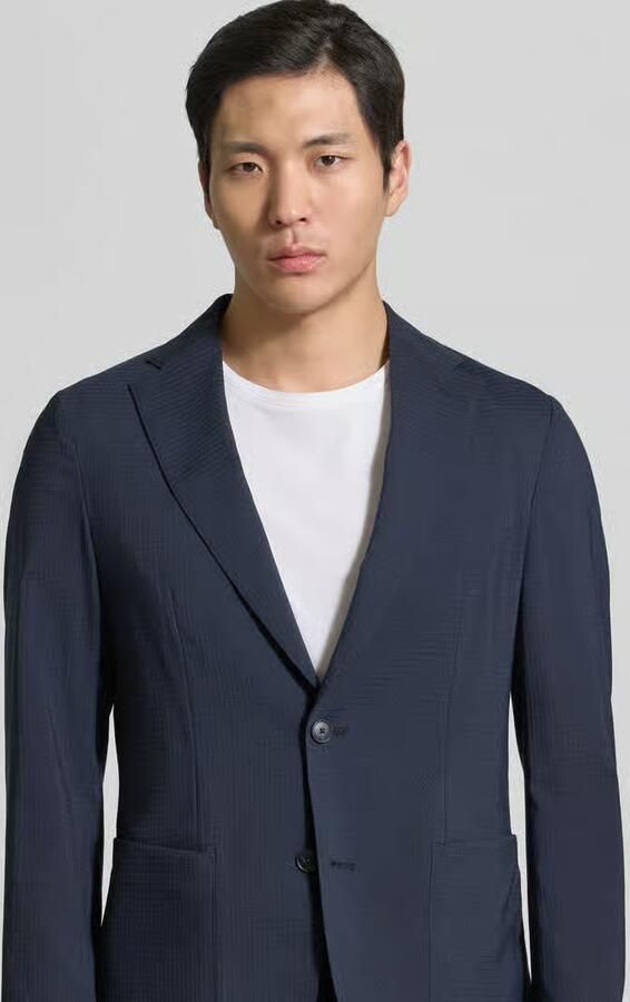 Boss slim fit colbert van wolmix model 'P-HANRY-WG-PK'