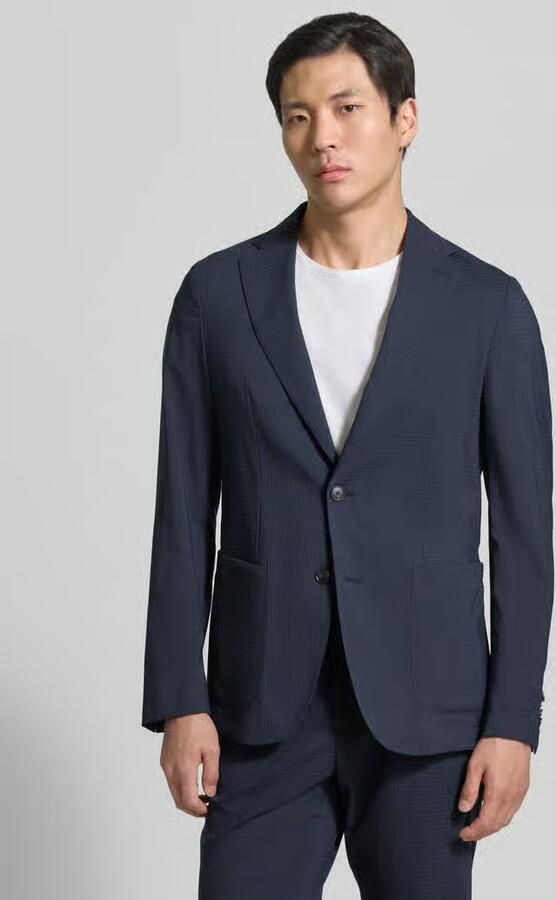 Boss slim fit colbert van wolmix model 'P-HANRY-WG-PK' - Foto 4