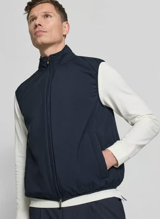 Boss Slim fit gilet in blousonstijl model 'HANRY-VEST' - Foto 2