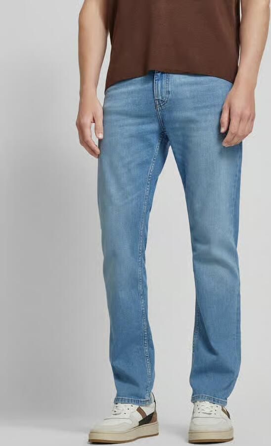 Boss Slim fit jeans met labelpatch model 'Delaware' - Foto 2