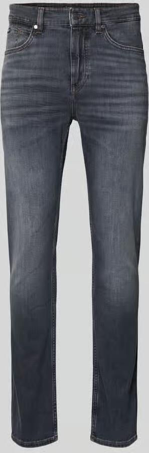 Boss Slim fit jeans in labeldetail model 'Delaware' - Foto 2
