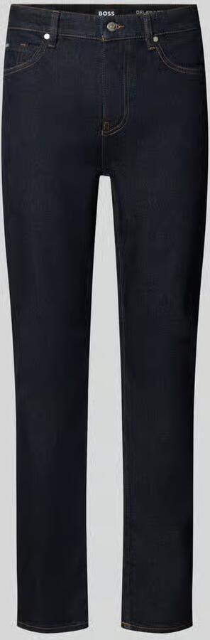 Boss Slim fit jeans van katoenmix model 'Delaware'