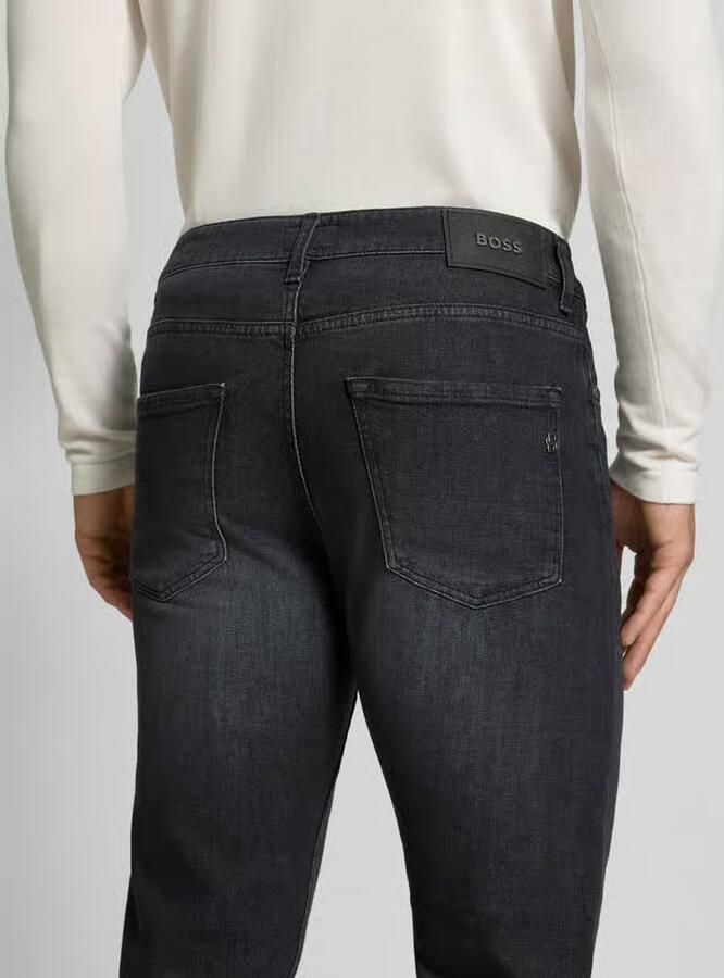 Boss Slim fit jeans van katoenmix model 'Delaware'