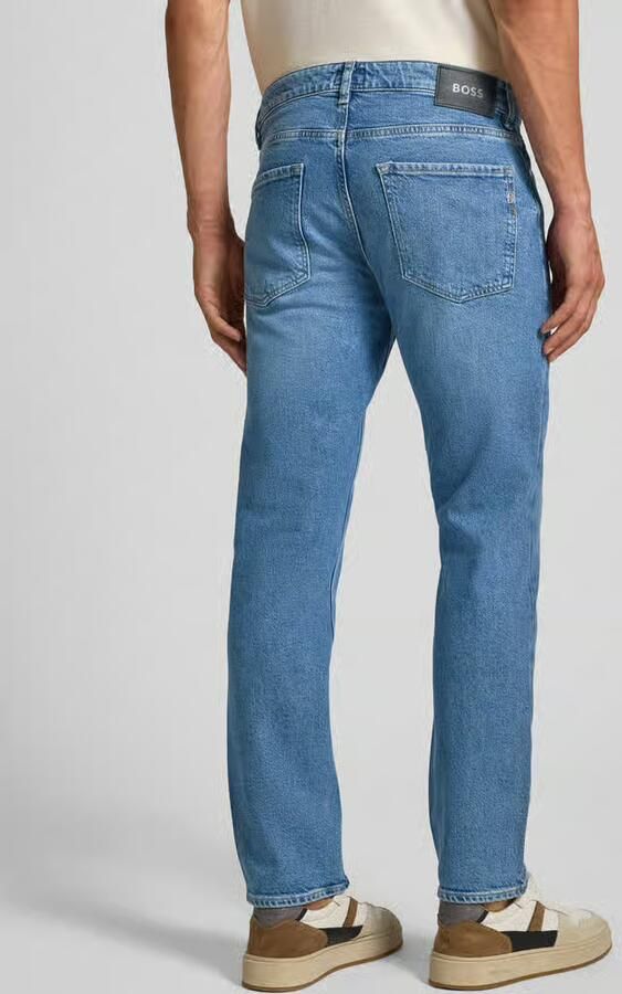 Boss Slim fit jeans van katoenmix model 'DELAWARE'