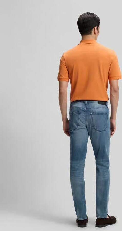 Boss slim fit jeans van katoenmix model 'DELAWARE' - Foto 3