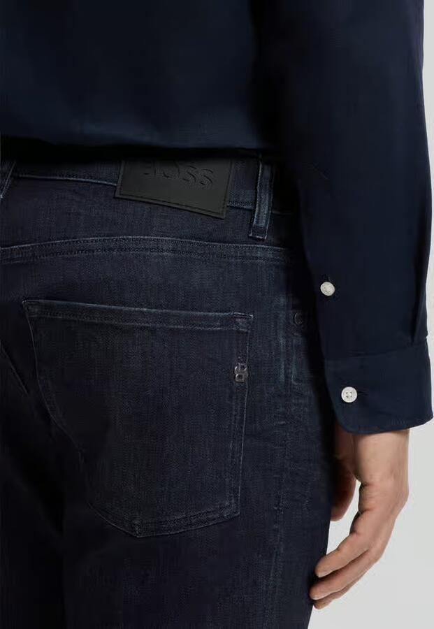 Boss slim fit jeans van katoenmix model 'P-RE.MAINE'