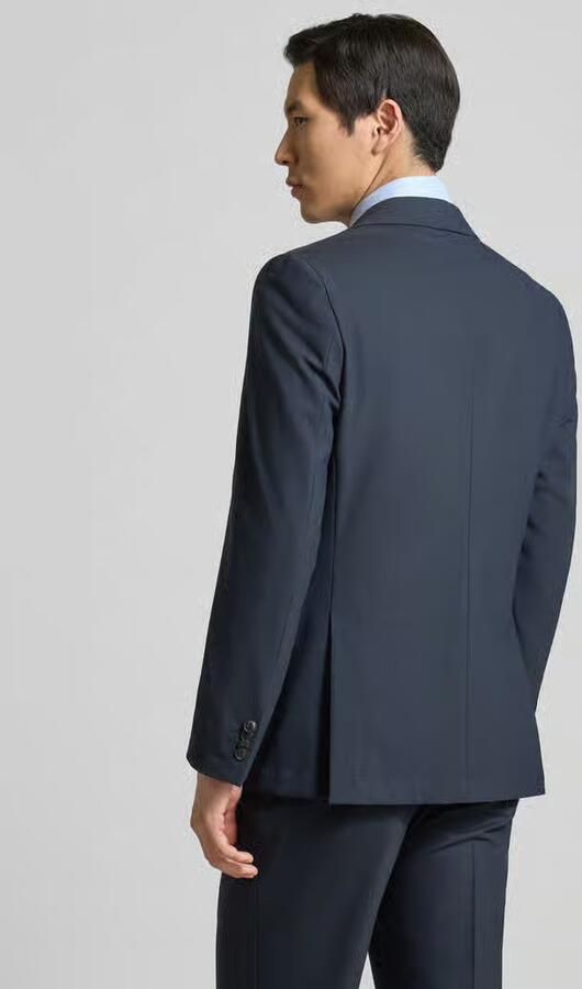 Boss Slim fit korte blazer Met scheerwol Model 'P-HUGE'