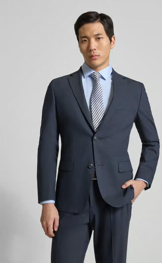 Boss Slim fit korte blazer Met scheerwol Model 'P-HUGE' - Foto 2