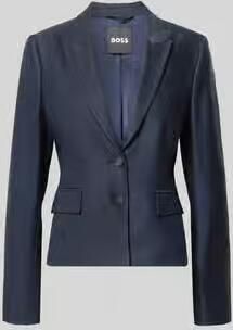 Boss Slim fit korte blazer van mix van viscose en lyocell model 'Jia18'