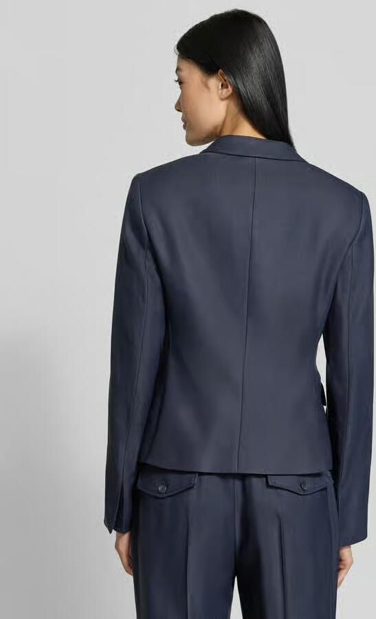Boss Slim fit korte blazer van mix van viscose en lyocell model 'Jia18' - Foto 3