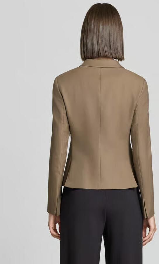 Boss Slim fit korte blazer van mix van viscose en lyocell model 'Jia18' - Foto 3